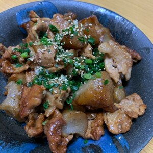 ご飯もりもり★蒟蒻と豚小間の甘辛炒め